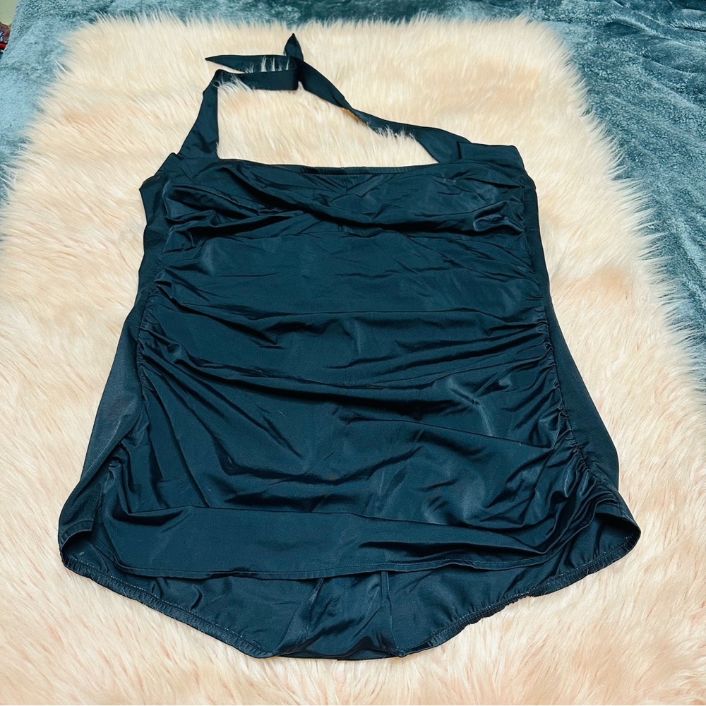 White Stag Halter One Piece Swimsuit Sz 3X